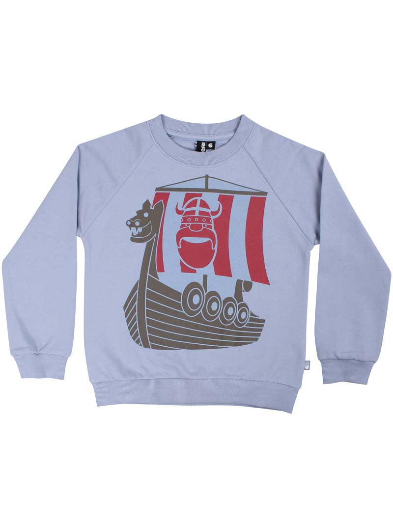 Bluse til børn med vikinge skib