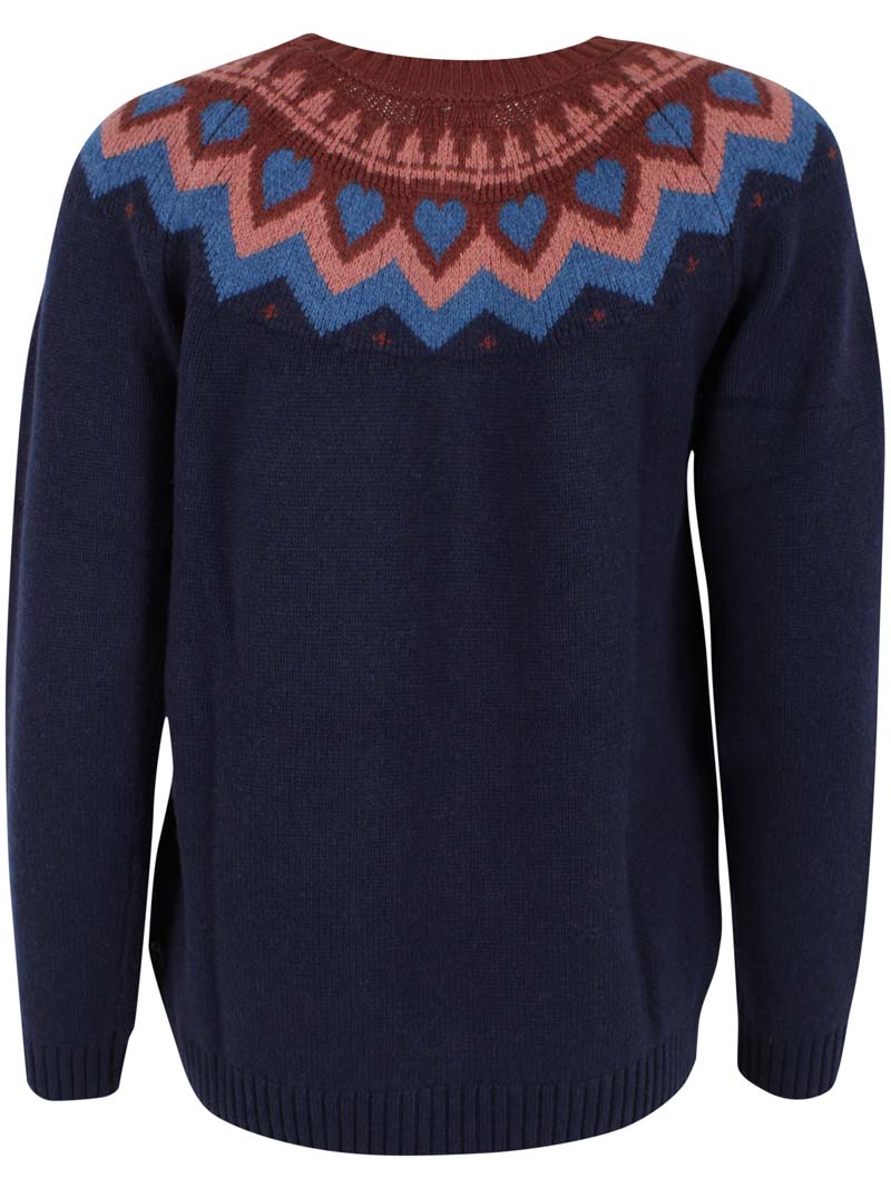 Dananne Wool Sweater Dk Navy