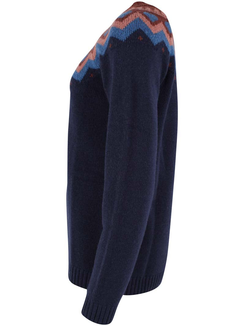 Dananne Wool Sweater Dk Navy
