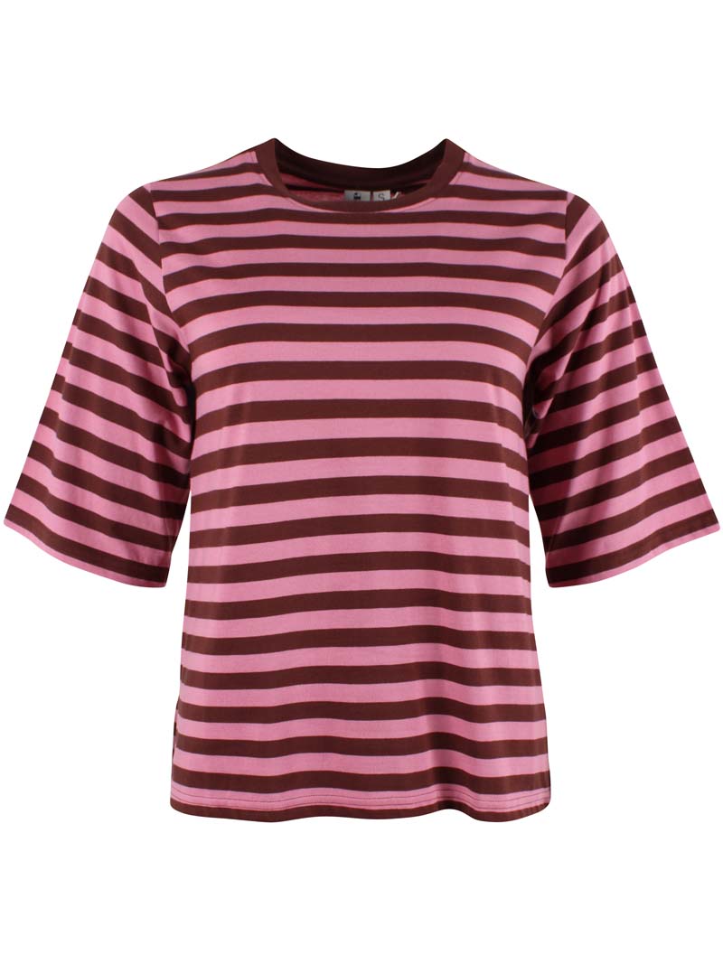 Danebasic Glad Tee Rose/Dk Merlot