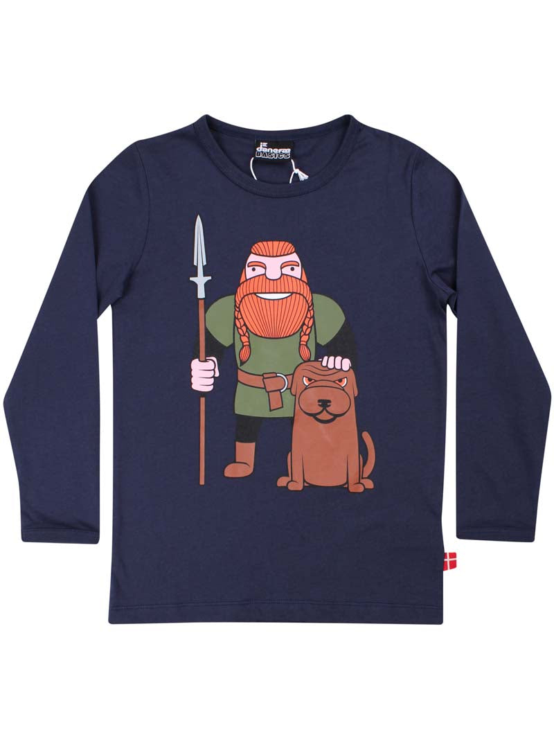 Longsleeve til børn med viking
