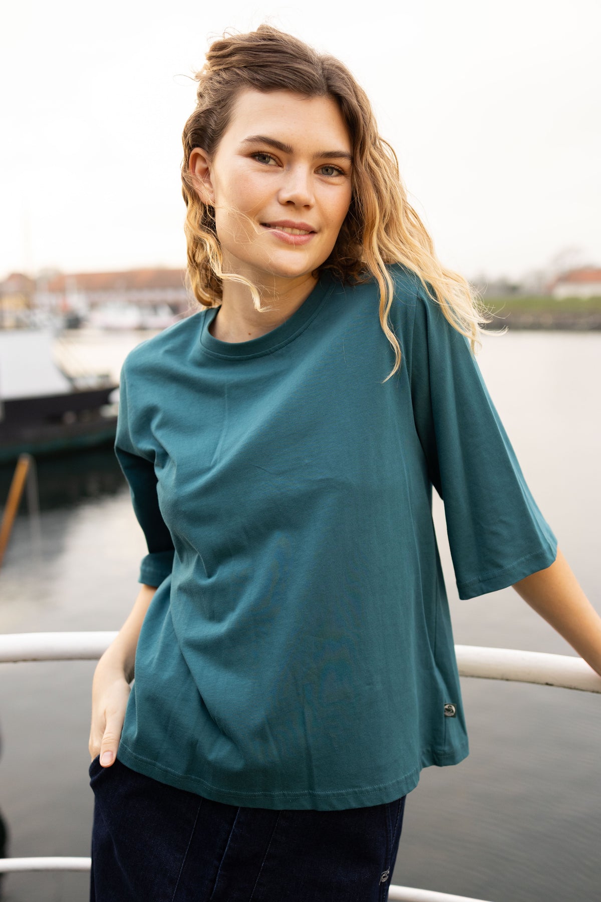 Danebasic Glad Tee Dk Slate