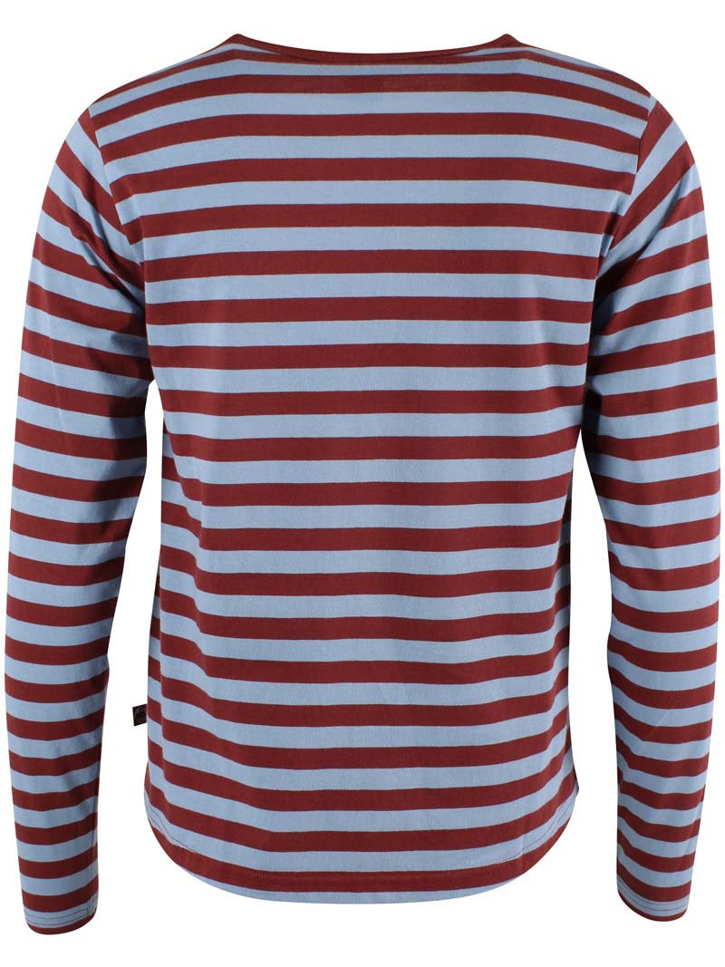 Langærmet med striber i skønne farver.
