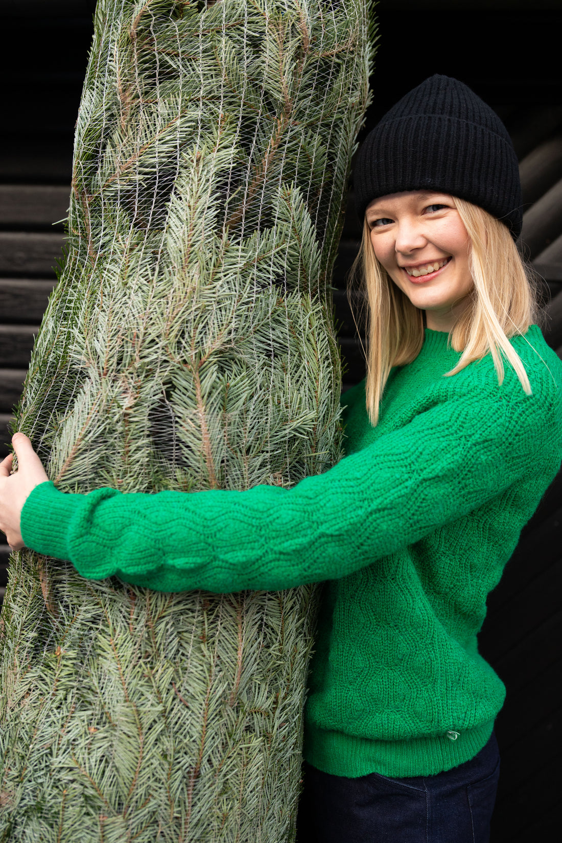 Danebirdie Wool Sweater Grass Green