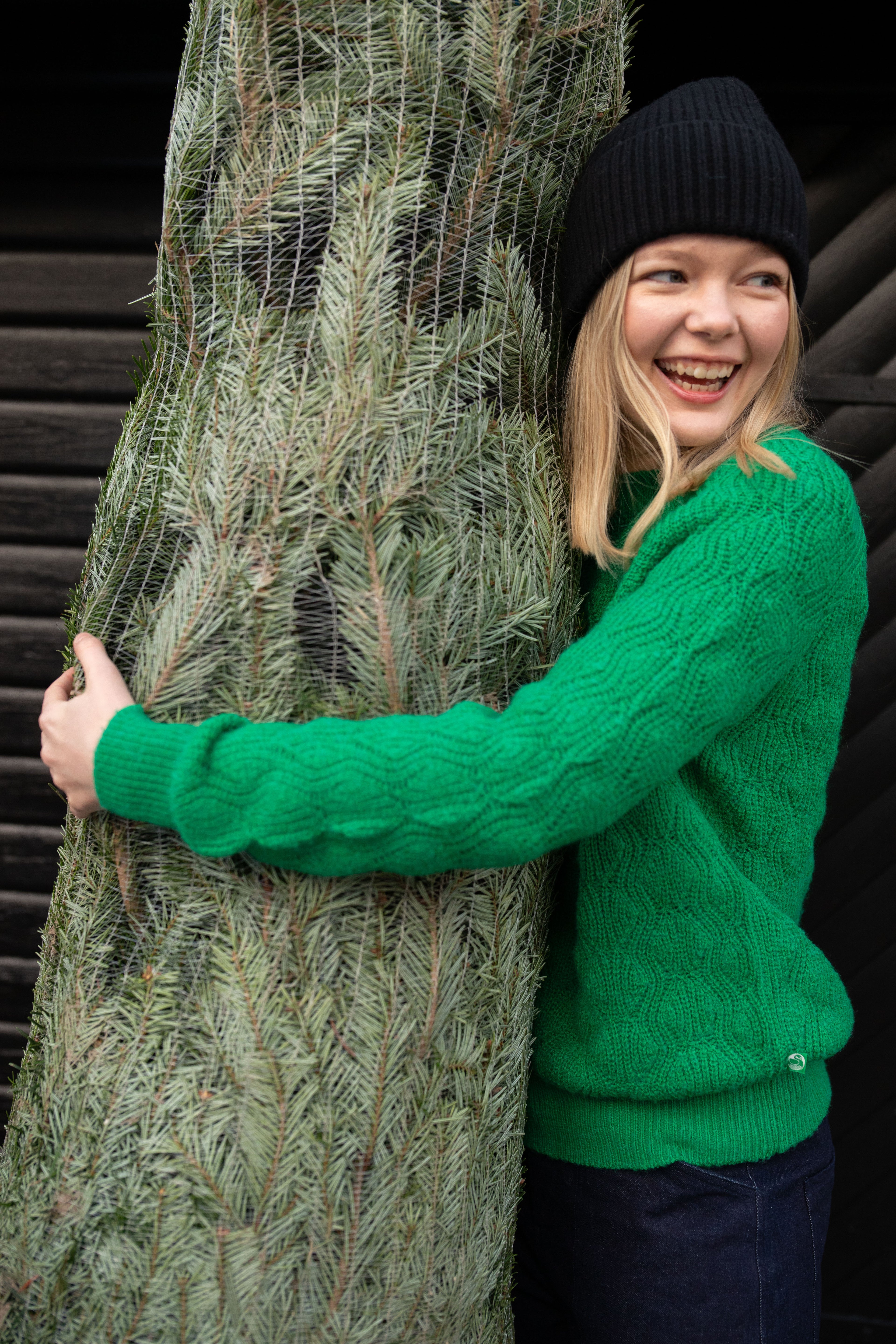 Danebirdie Wool Sweater Grass Green