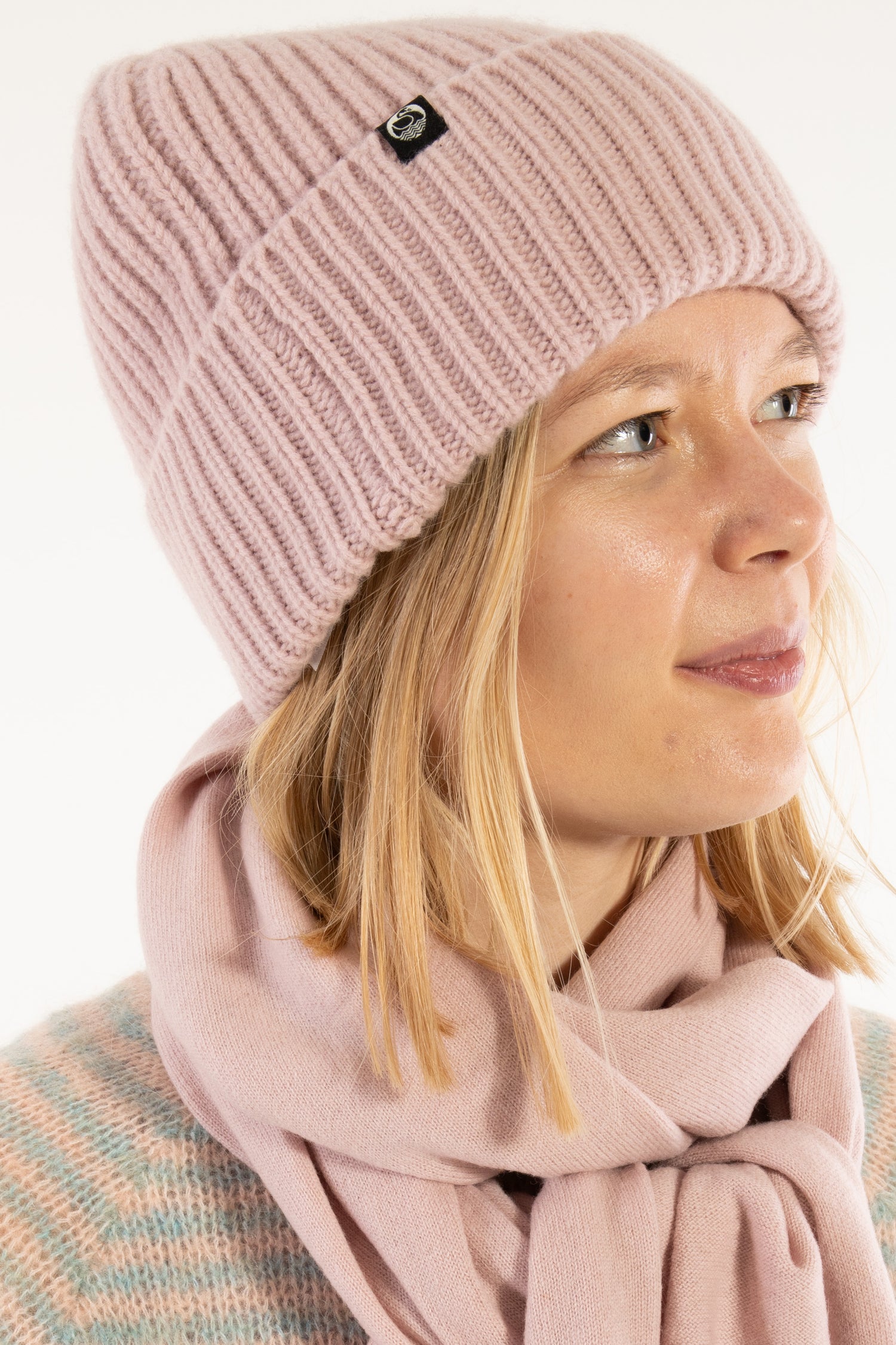 Danewarm Thoughts Merino Beanie Powder Pink