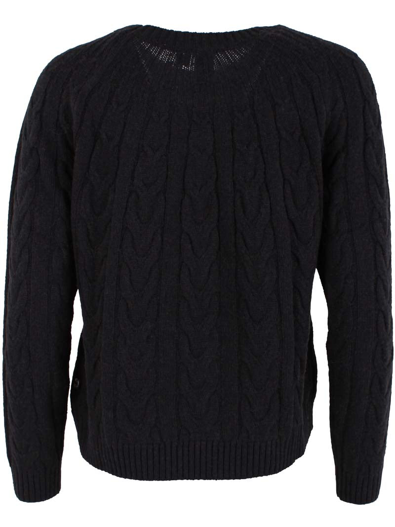 Danecable Knit Wool Sweater Black