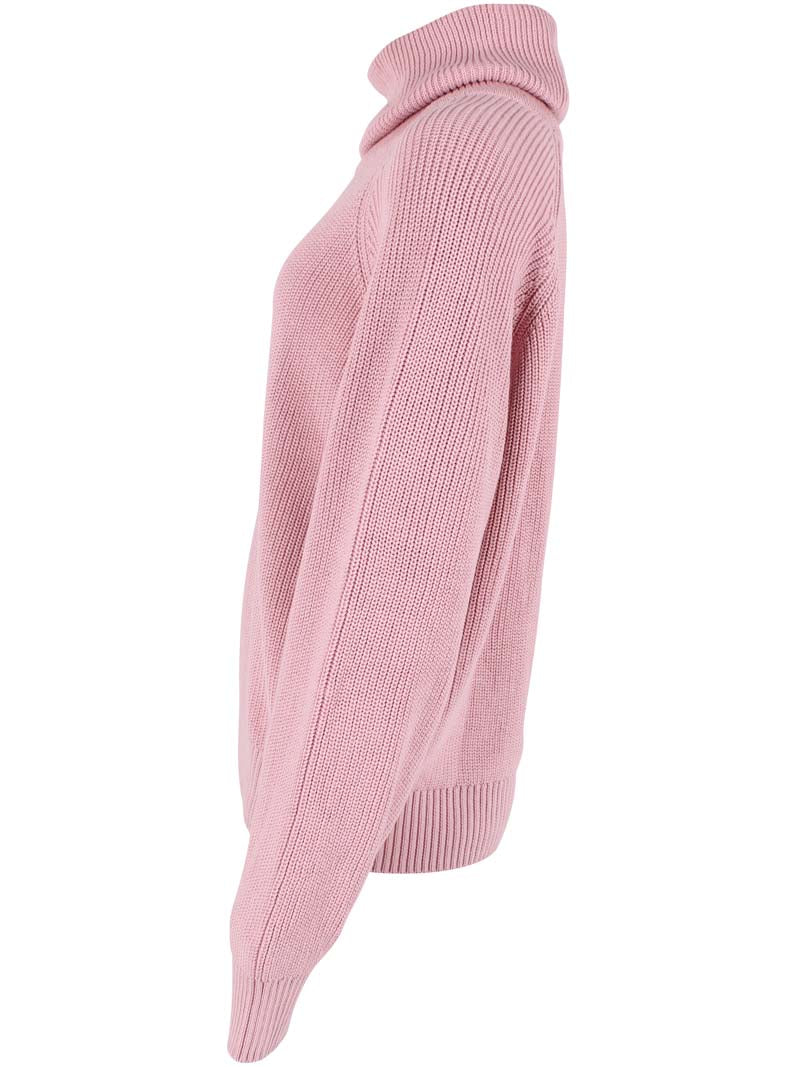 Danecountry Cotton Rollneck Sweater Cold Pink