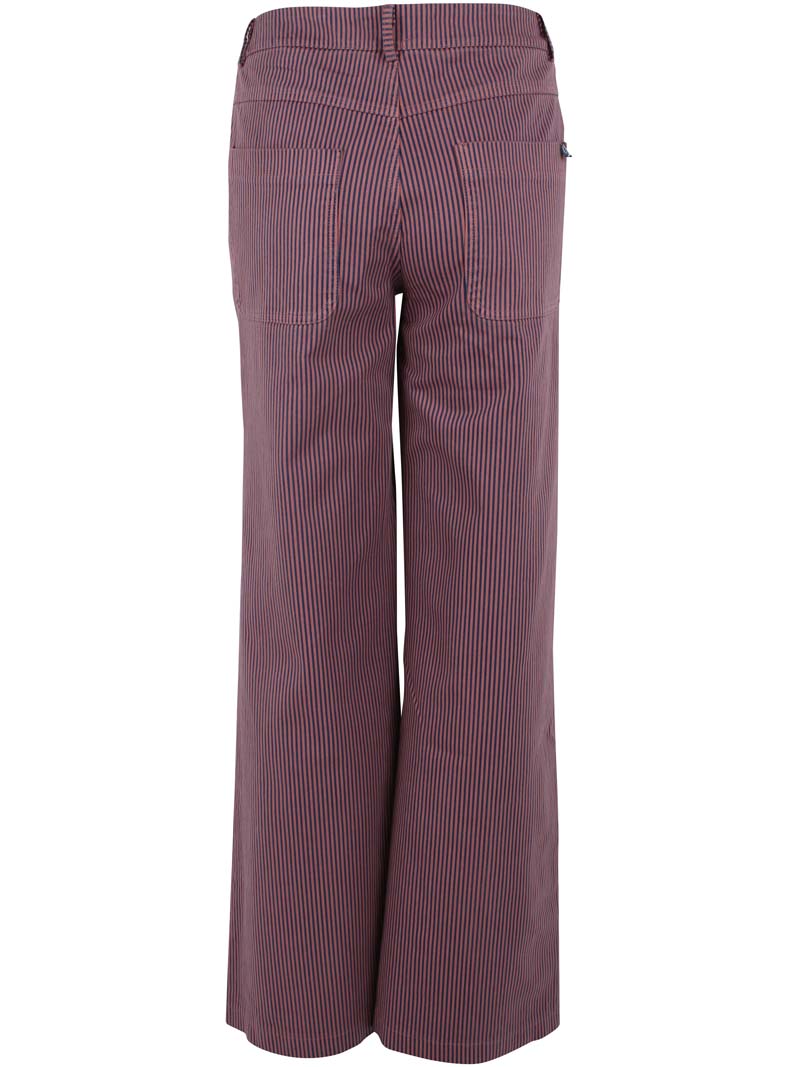 Danedaisy Stretch Canvas Pants Rose/Dk Navy