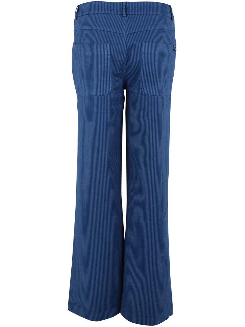 Danedaisy Stretch Canvas Pants Warm Blue/Dk Navy