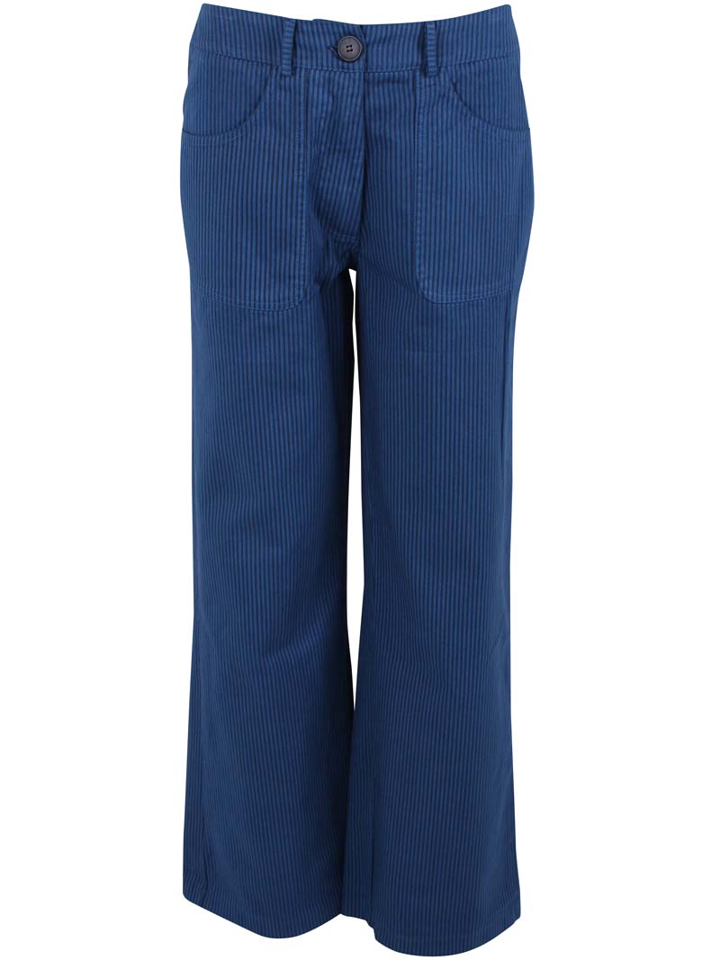 Danedaisy Stretch Canvas Pants Warm Blue/Dk Navy