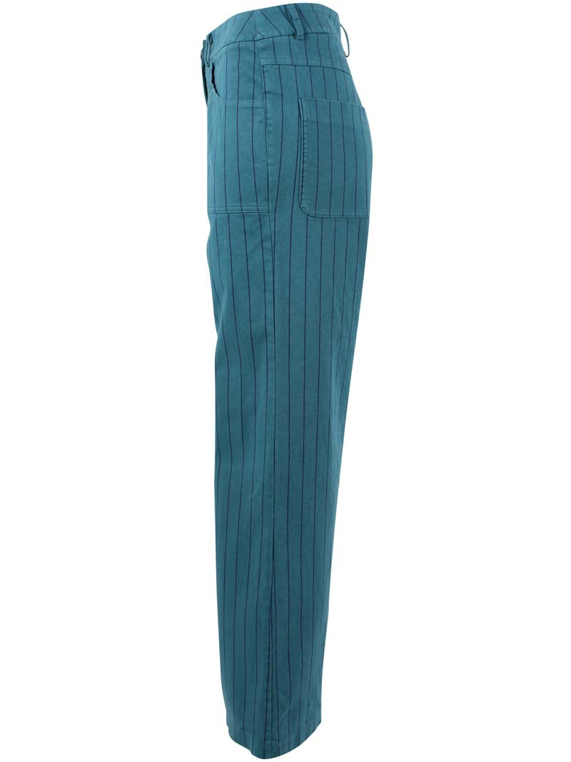 Danedaisy Stretch Canvas Pants Dk Slate/Dk Navy