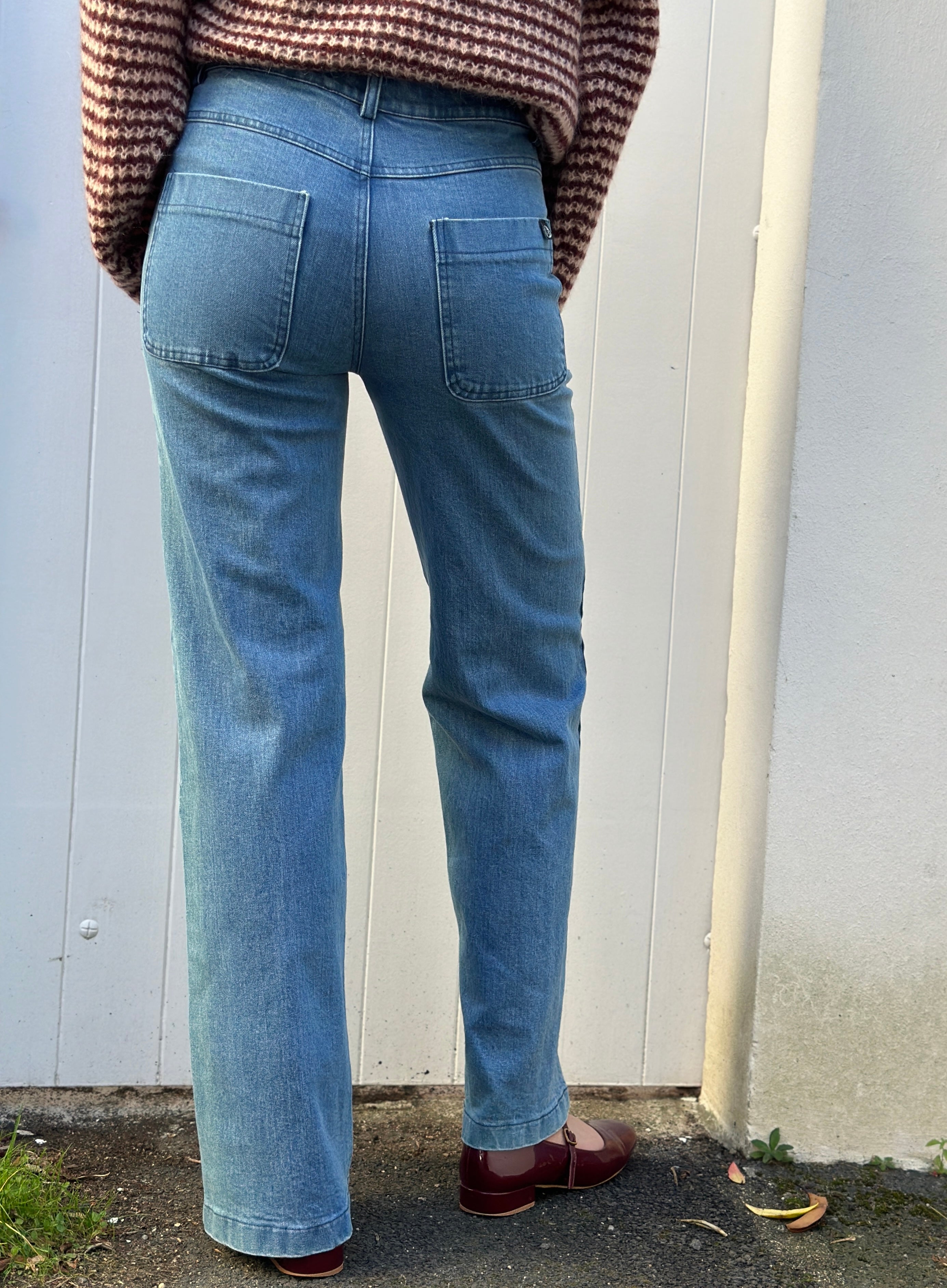 Danedaisy Denim Stretch Pants Used Wash