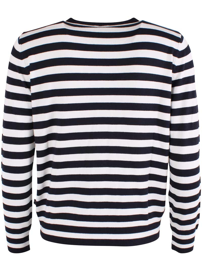 Danedinner Viscose Sweater Dk Navy/Chalk