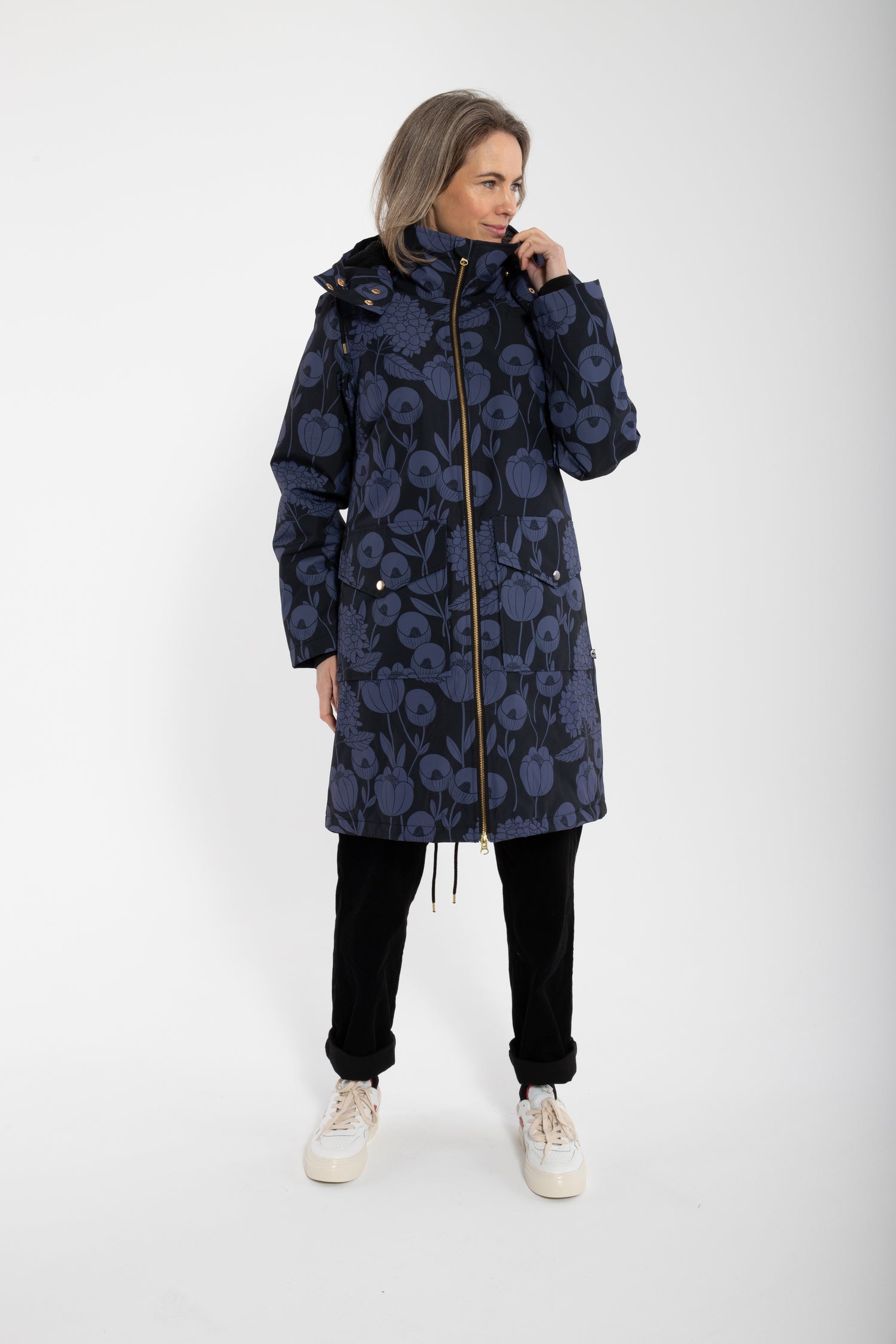 Daneturell Winter Coat Black HORTENSIA