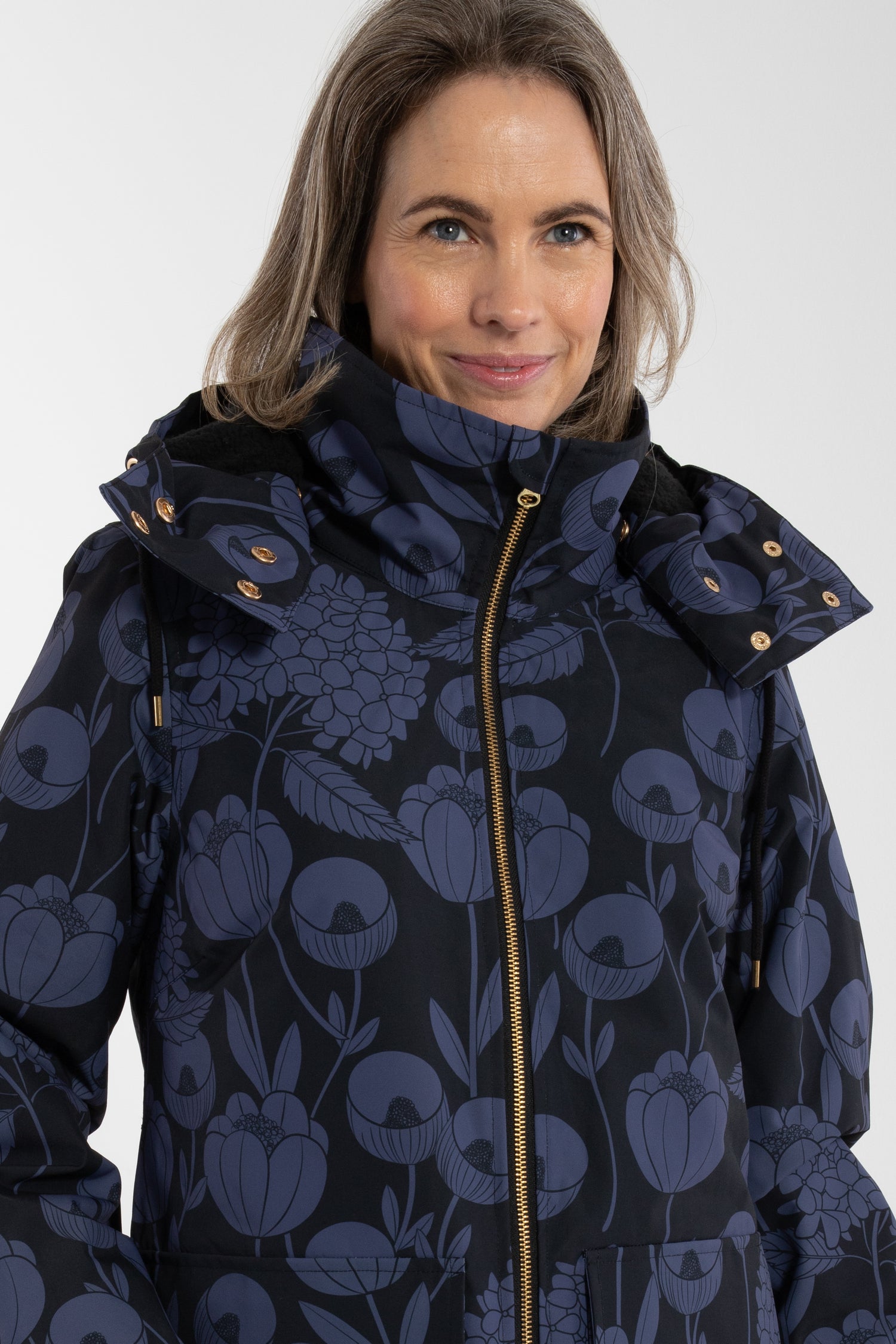 Daneturell Winter Coat Black HORTENSIA