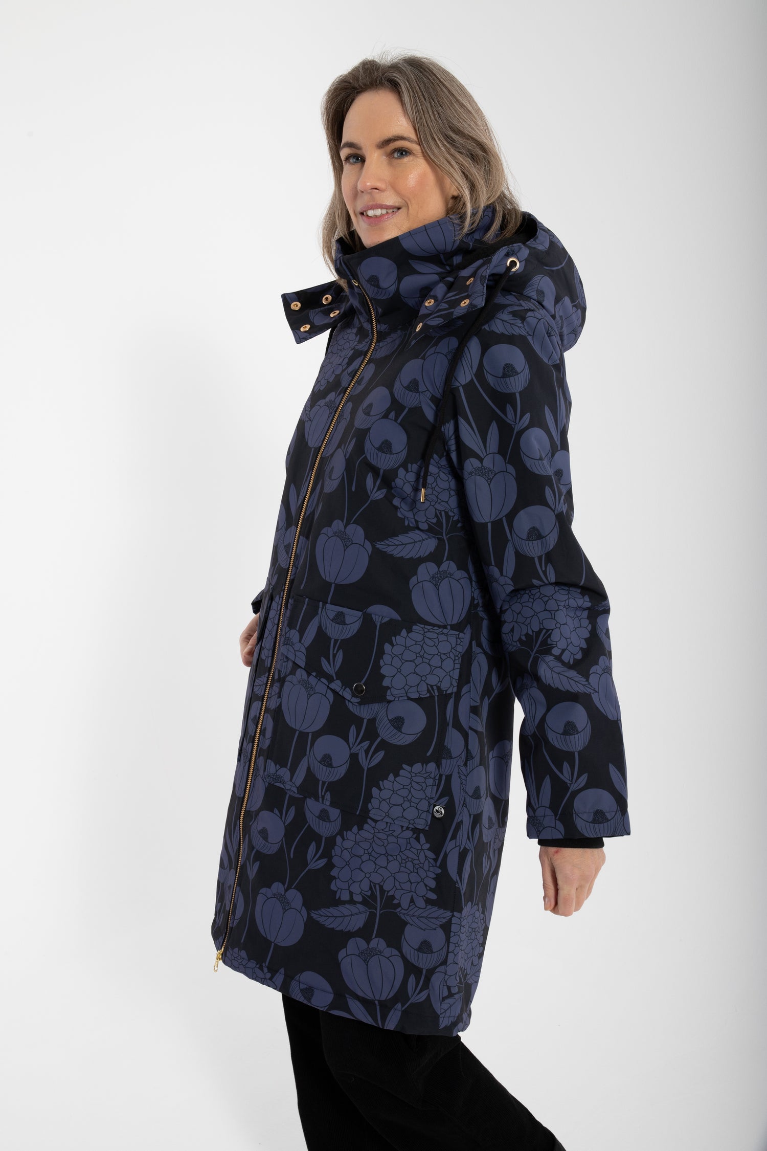 Daneturell Winter Coat Black HORTENSIA