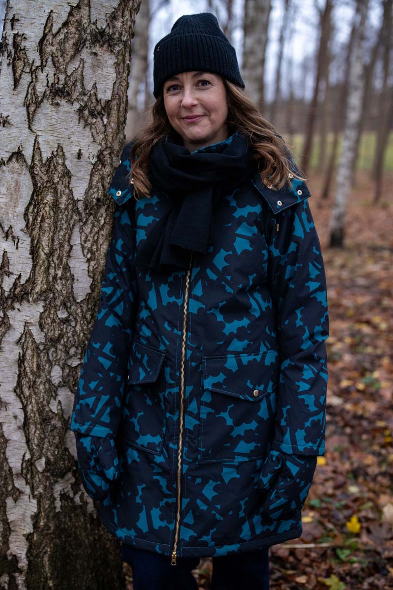 Daneturell Winter Coat Dk Slate BRAMBLE