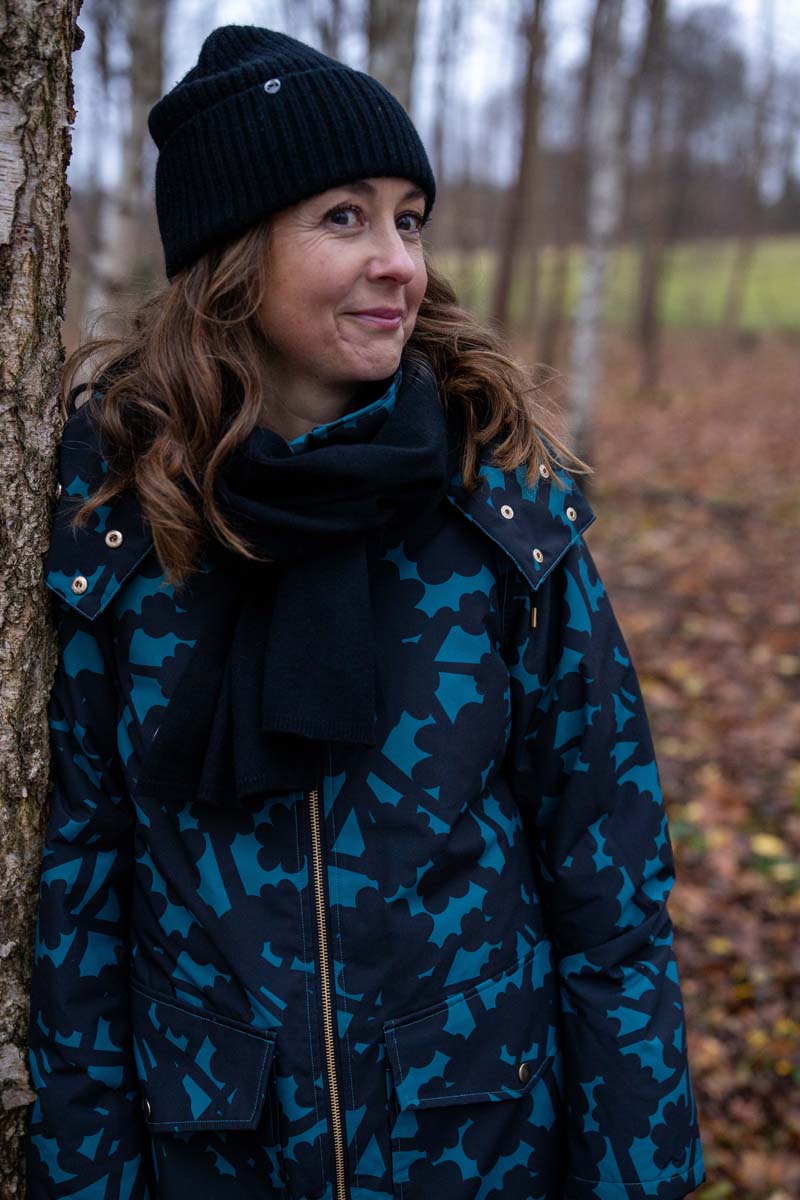 Daneturell Winter Coat Dk Slate BRAMBLE