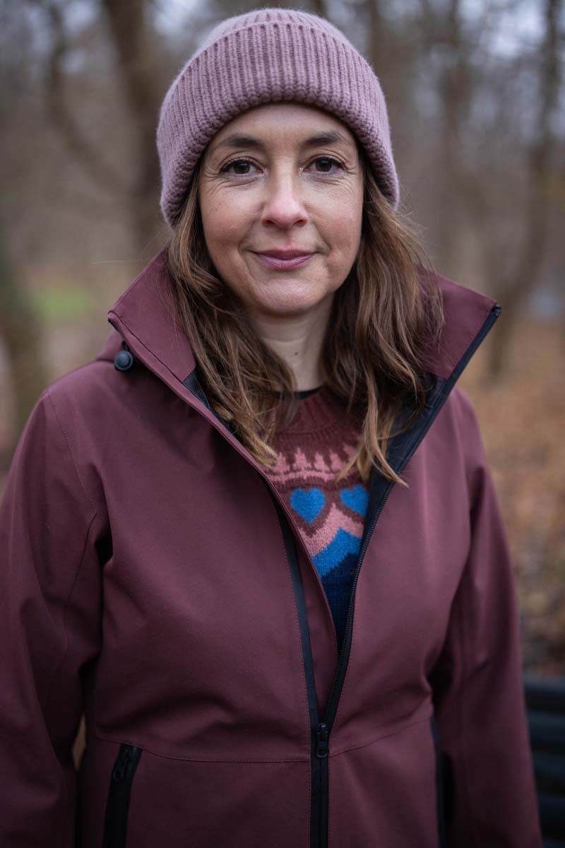 The Danedogwalker Raincoat Dk Merlot