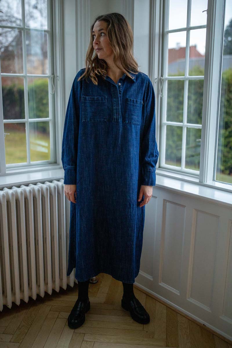 Denim kjole til dame