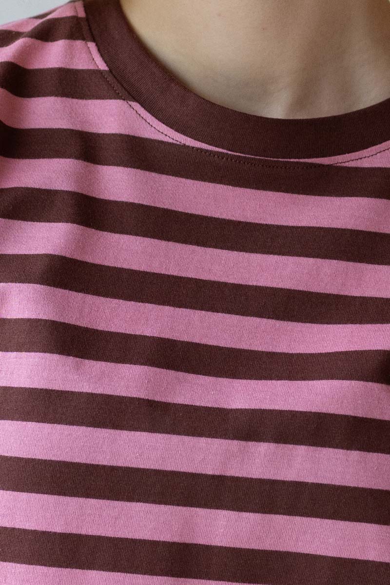 Danebasic Glad Tee Rose/Dk Merlot