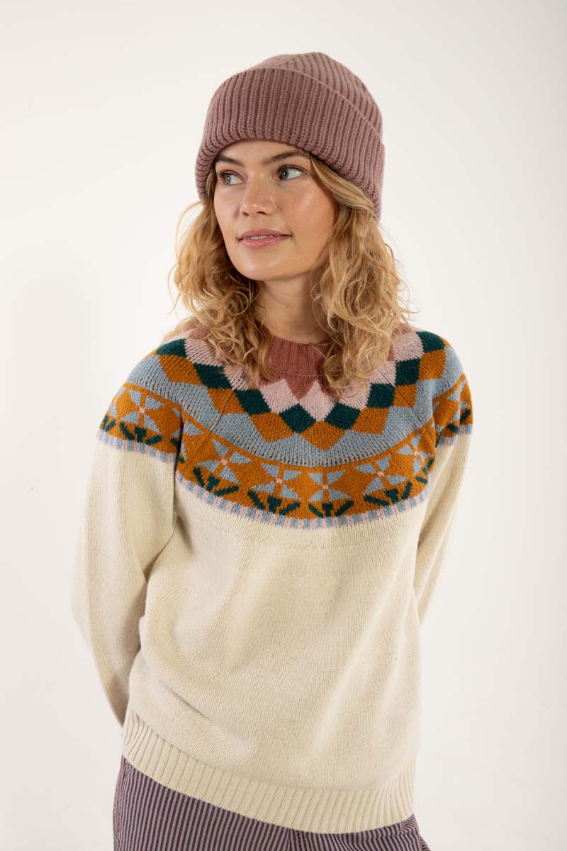 Daneglamping Wool Sweater Lt Beige