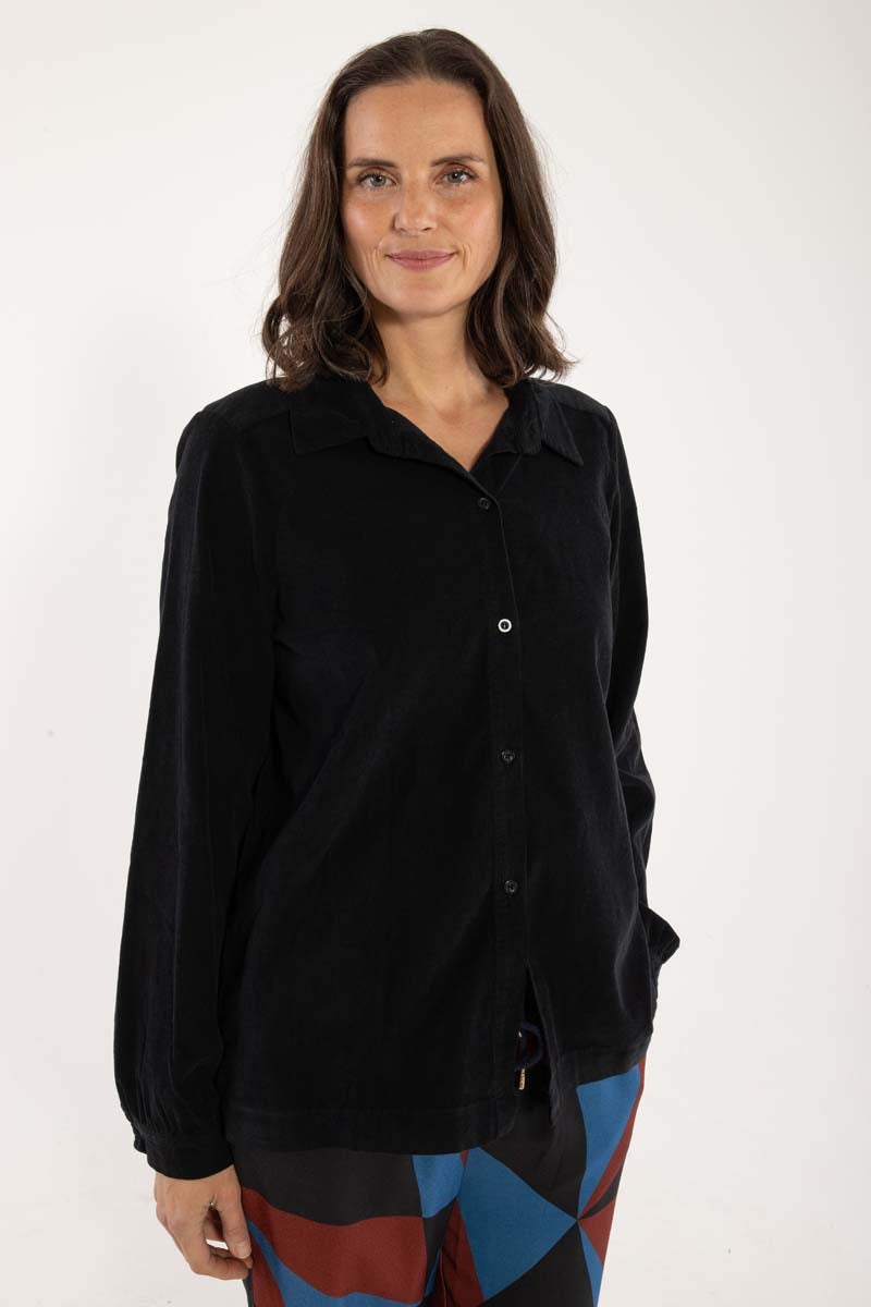 Danerosemary Cord Shirt Black