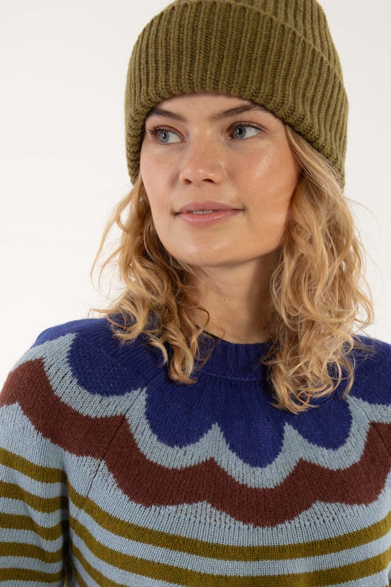 Danewarm Thoughts Merino Beanie Olive
