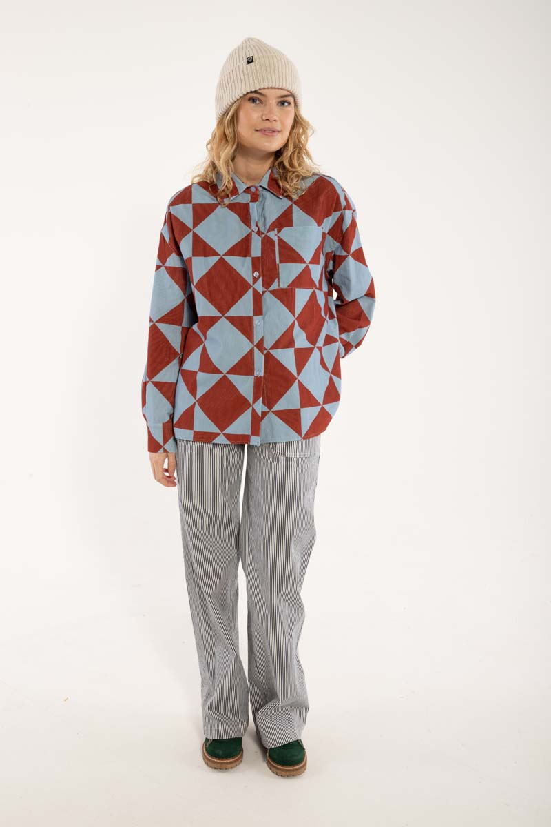Danethyme Cord Shirt Lt Blue DIAMETRIC