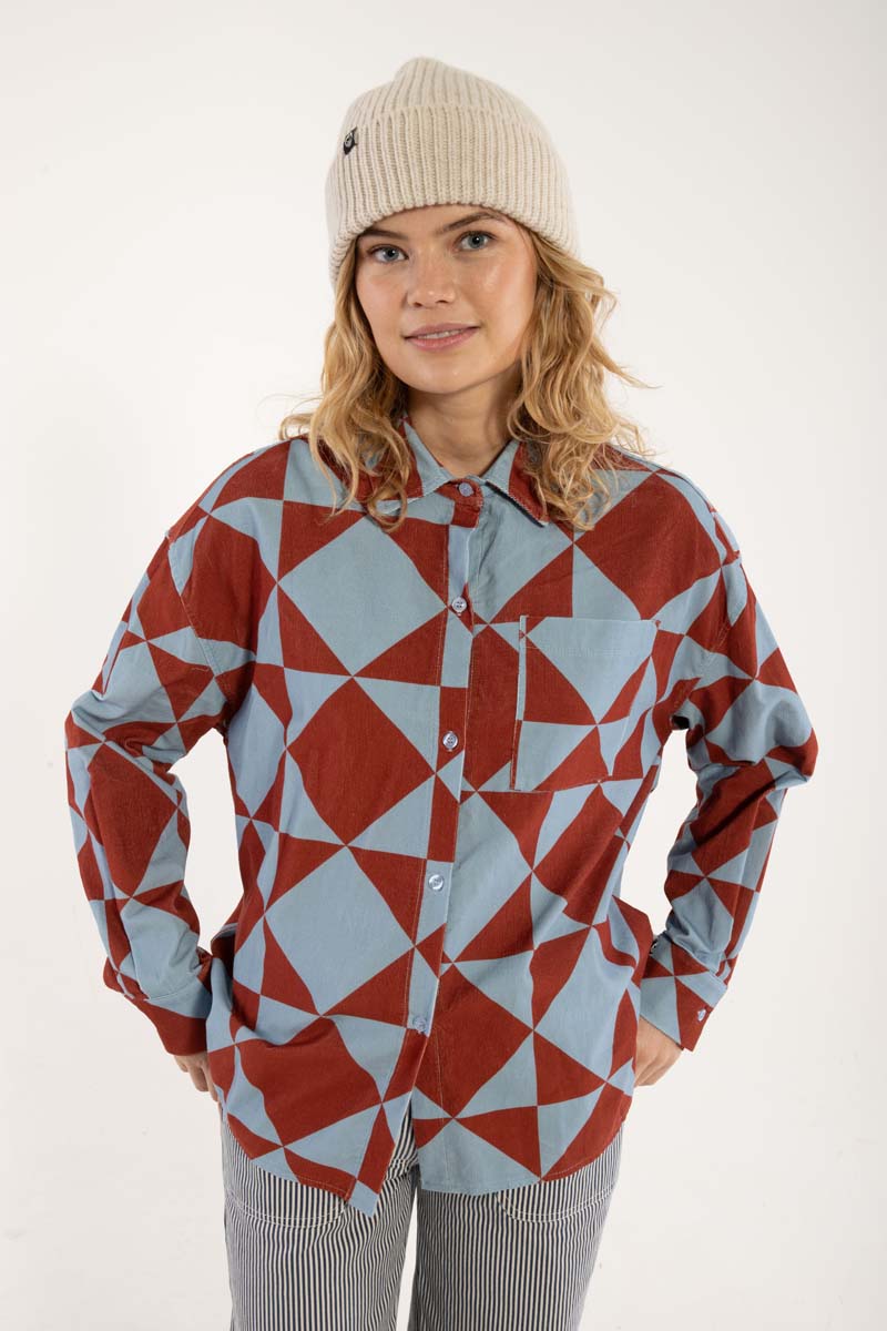Danethyme Cord Shirt Lt Blue DIAMETRIC