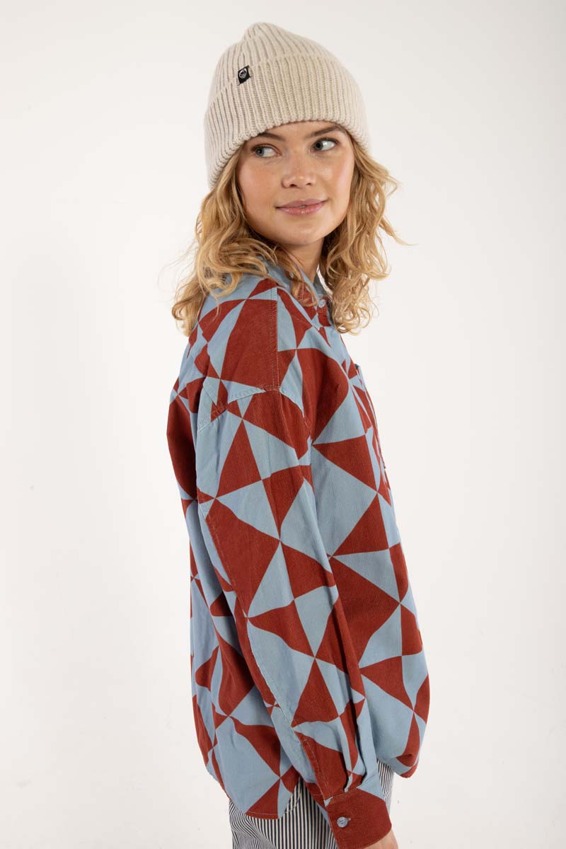 Danethyme Cord Shirt Lt Blue DIAMETRIC