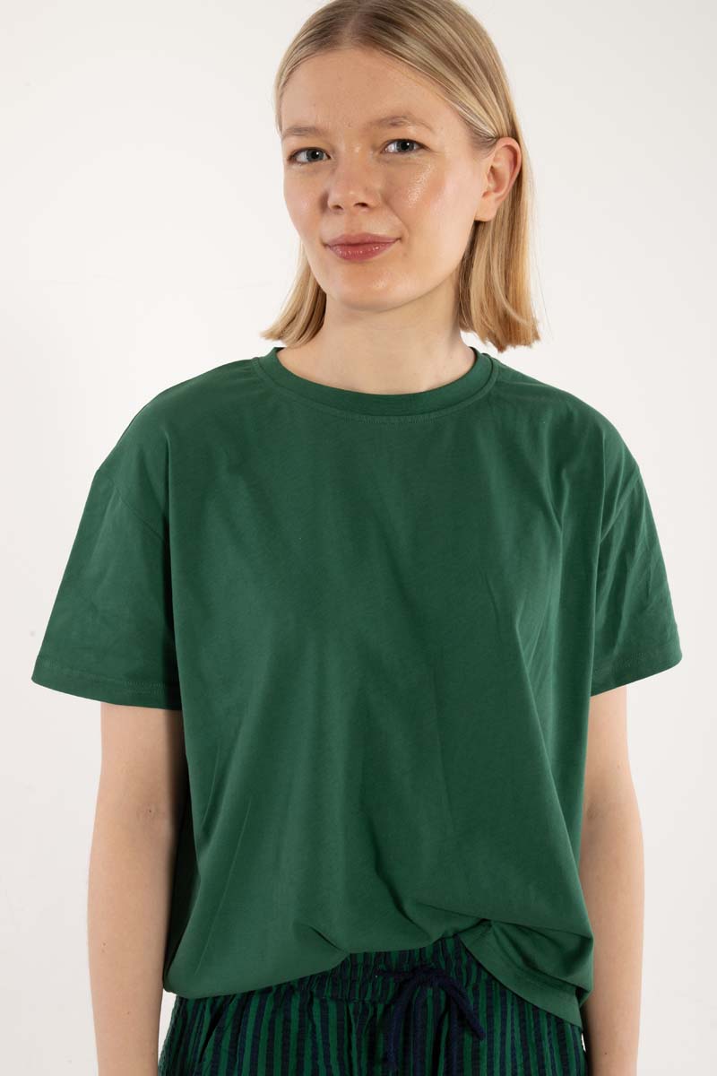 Danebasic Boxy Tee Dk Pine