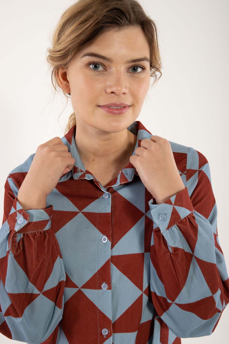 Danepippi Cord Dress Lt Blue DIAMETRIC