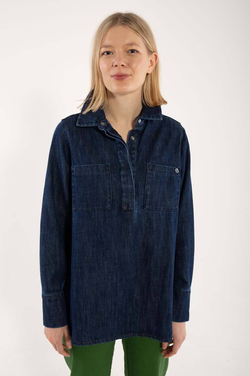 Denim skjorte til dame