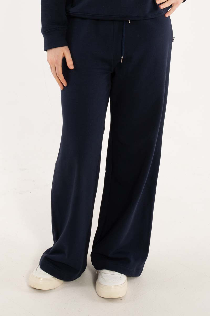 Sweat bukser til dame i navy