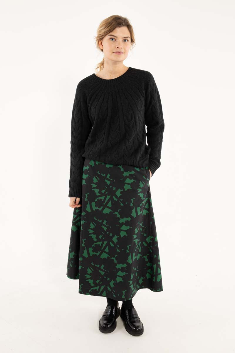 Danecable Knit Wool Sweater Black