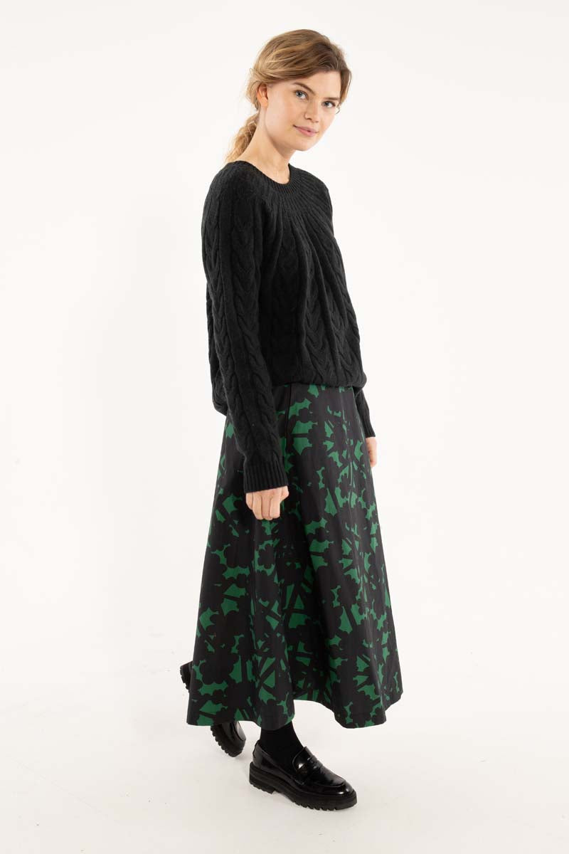Danecable Knit Wool Sweater Black