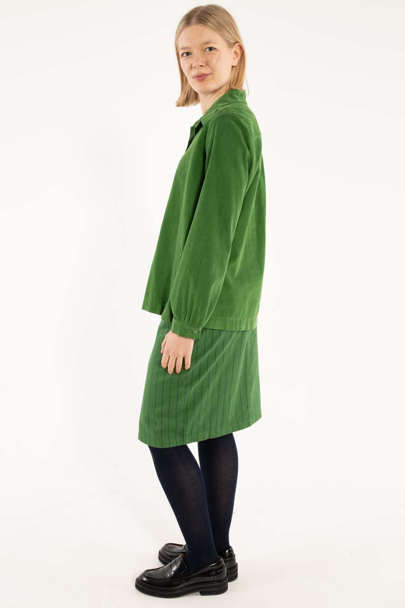 Danerosemary Cord Shirt Moss Green