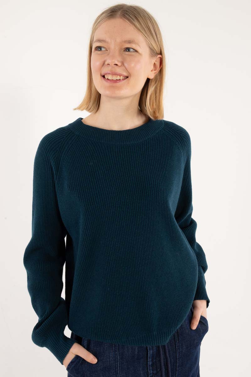 Danerelation Chunky Wool Sweater Dk Slate