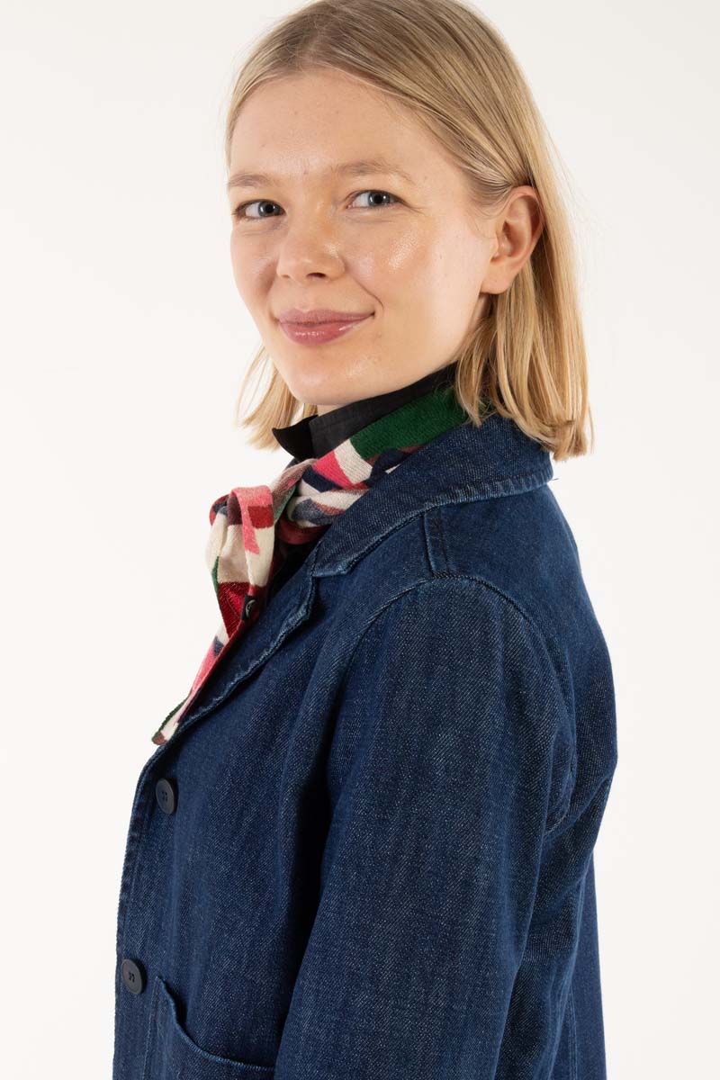 Lækker blazer i denim til kvinder