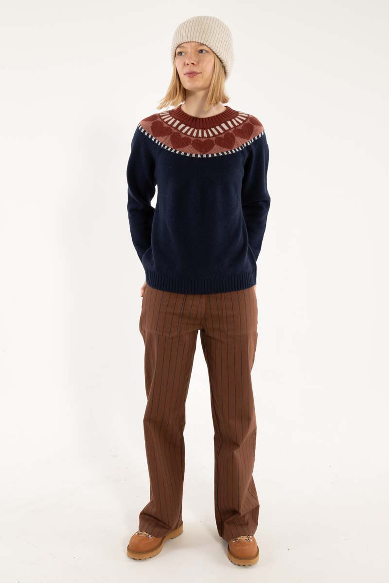 Daneglamping Wool Sweater Dk Navy