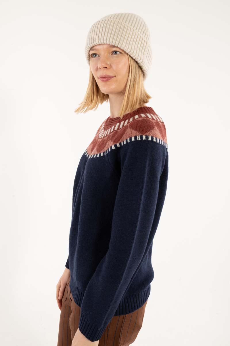 Daneglamping Wool Sweater Dk Navy