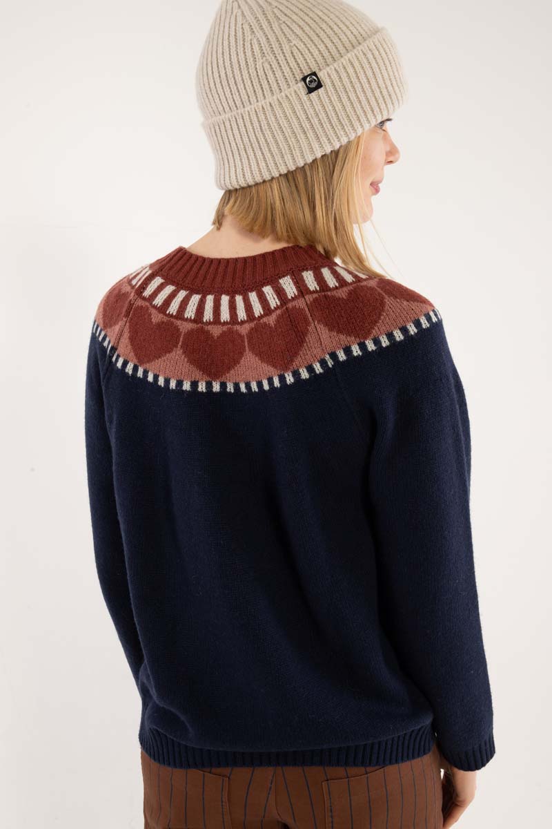 Daneglamping Wool Sweater Dk Navy