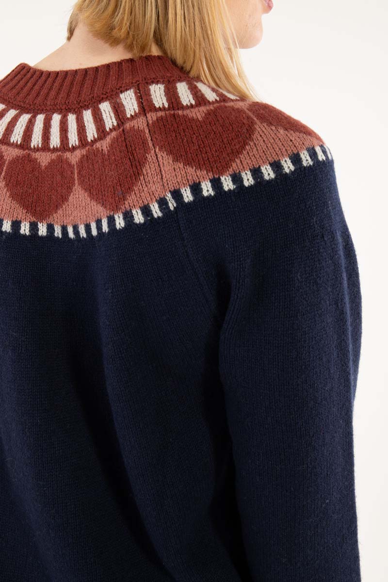 Daneglamping Wool Sweater Dk Navy