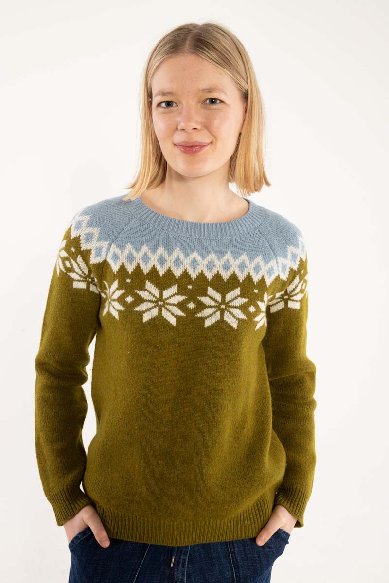 Danehytte Wool Sweater Olive