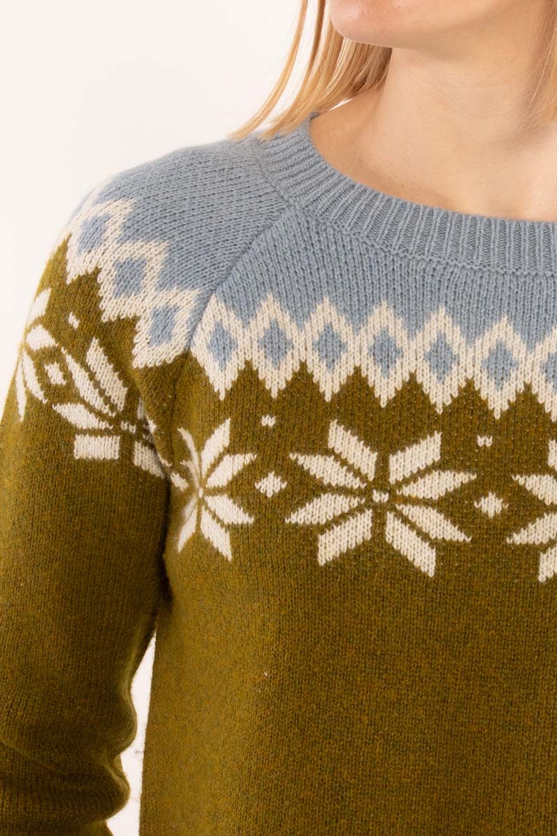 Danehytte Wool Sweater Olive