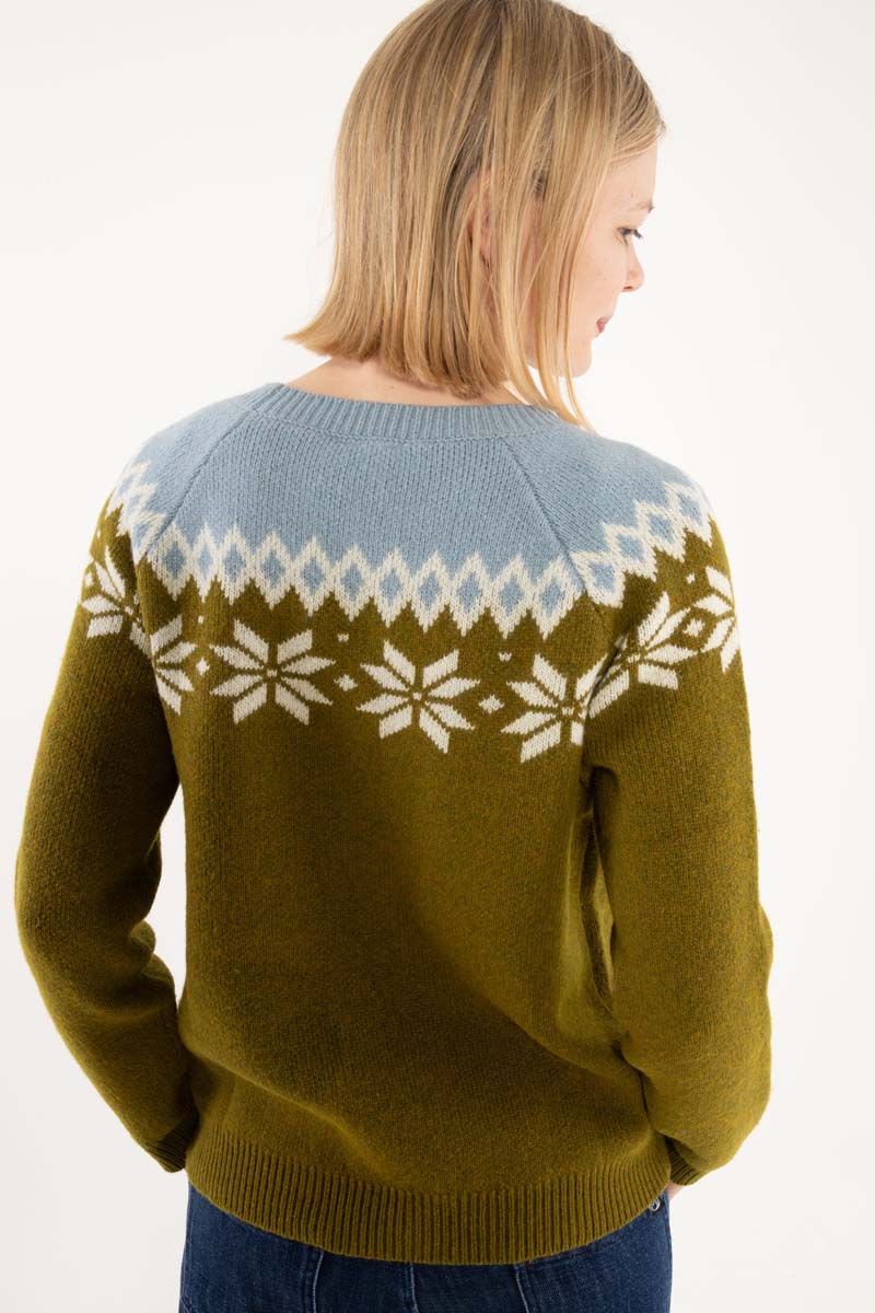 Danehytte Wool Sweater Olive