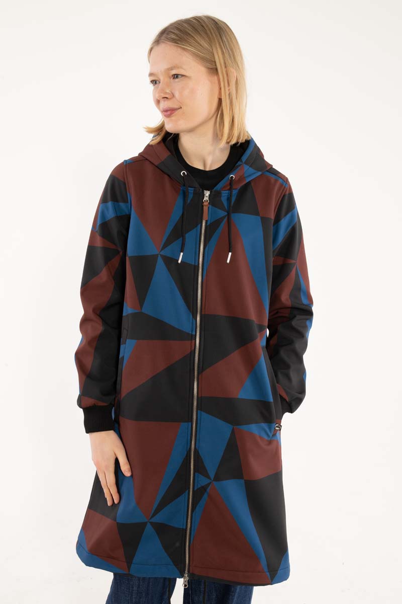 Danekarla Softshell Black Ocean TRIANGULATE