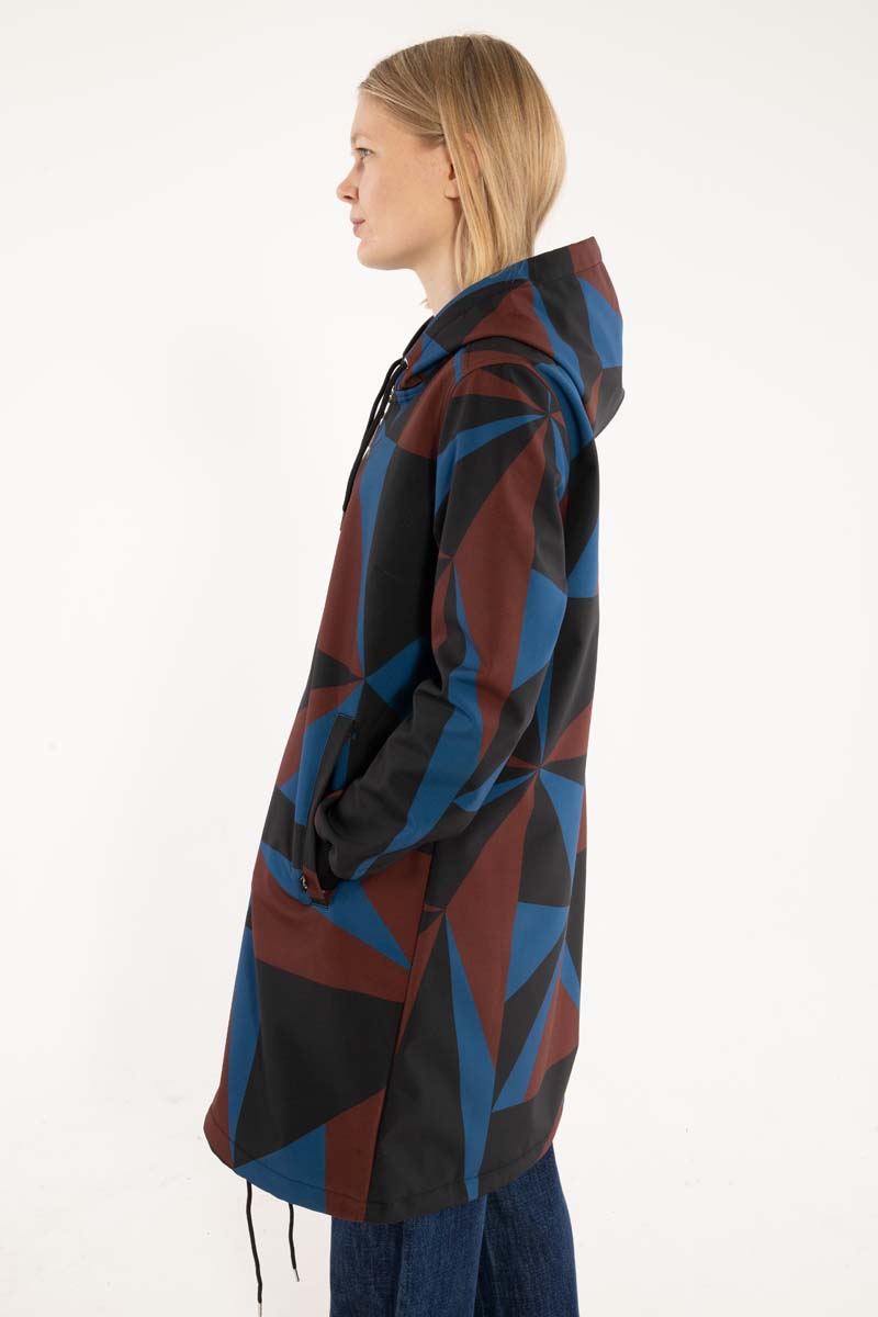 Danekarla Softshell Black Ocean TRIANGULATE